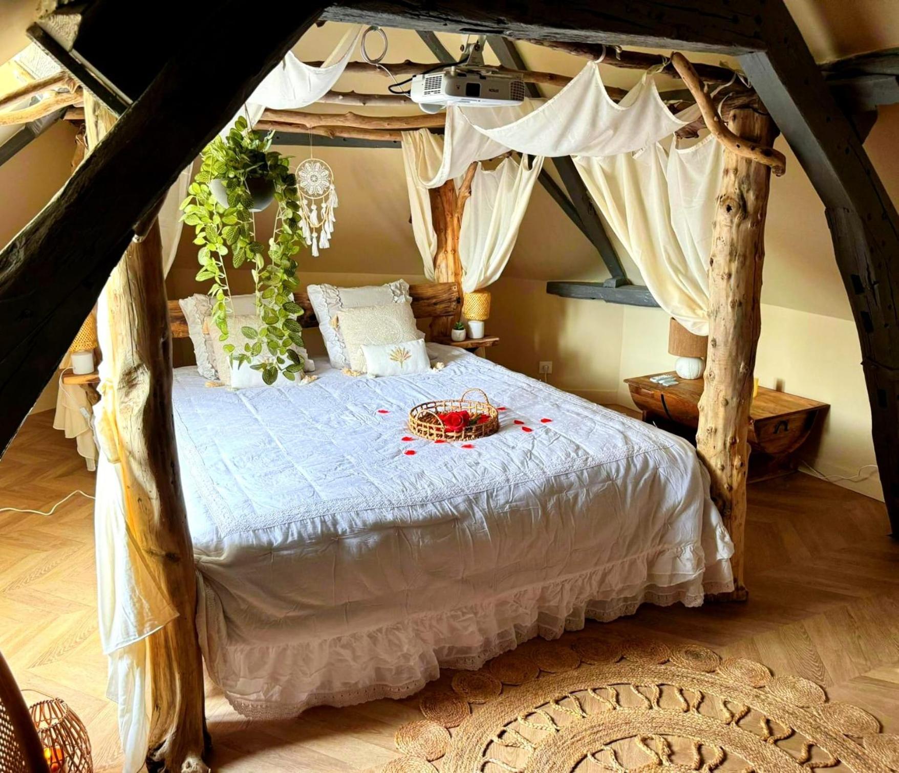Duplex Safari Jusqu'A 4 Personnes, Spa, Cinema Et Lit Sous Les Arbres, Day Use, 10 Min Centre อาเมียงส์ ภายนอก รูปภาพ